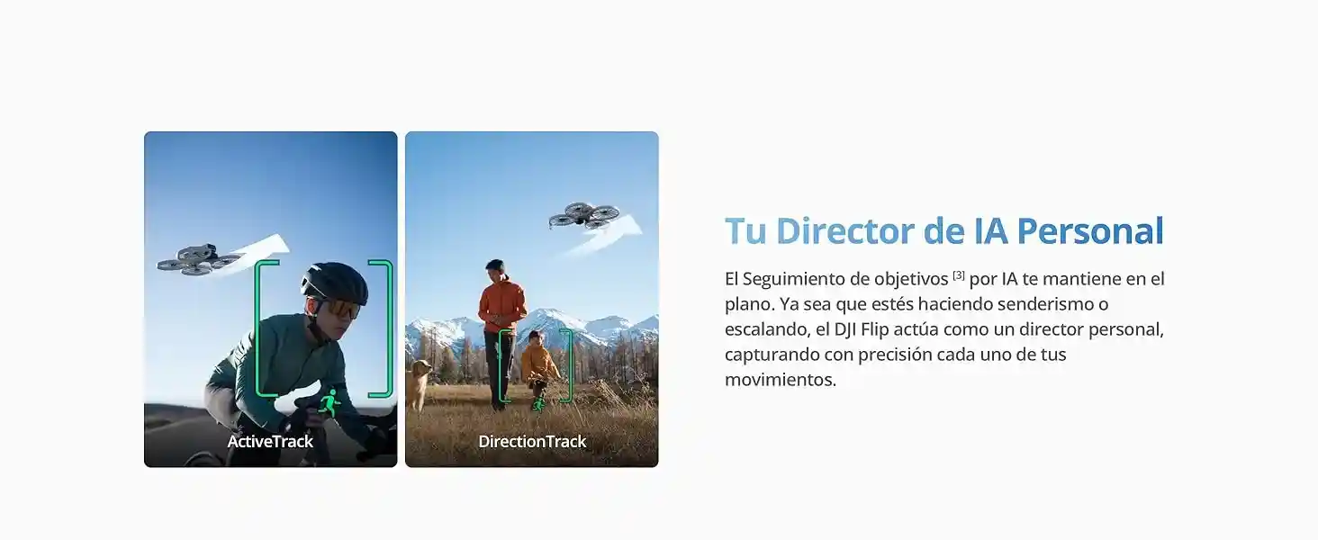DJI Flip Drone seguimiento de objetivos